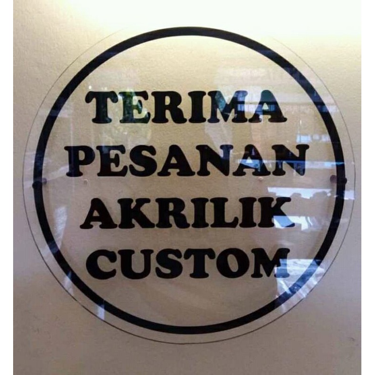 

Papan Nama akrilik Custom
