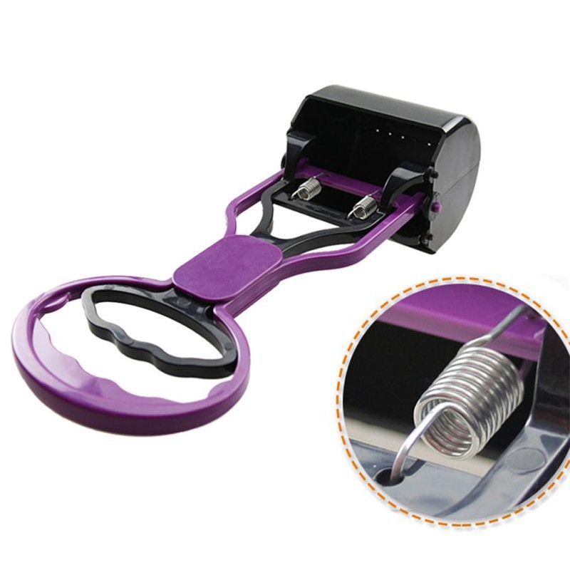 OWBOB Sekop Genggam Dog Pet Pop Scooper Cleaner 28 cm A11707 Purple Sekop Grab Medan