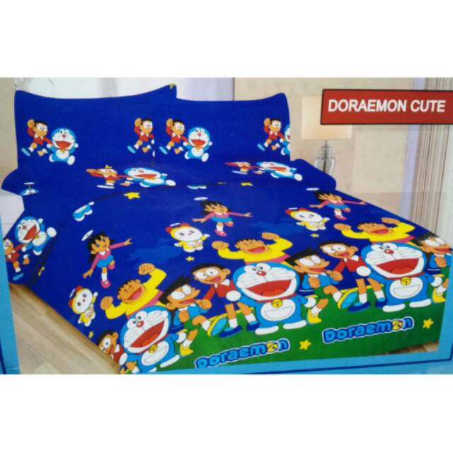 Sprei  Doraemon  no 3 Bonita3D Shopee Indonesia
