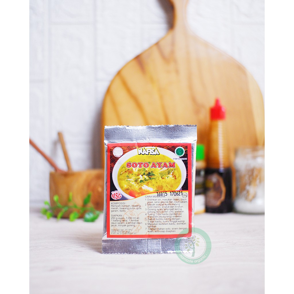 

NAFISA BUMBU INSTANT NON MSG - SOTO AYAM 28GR