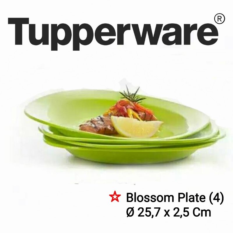 Blossom Plate Tupperware