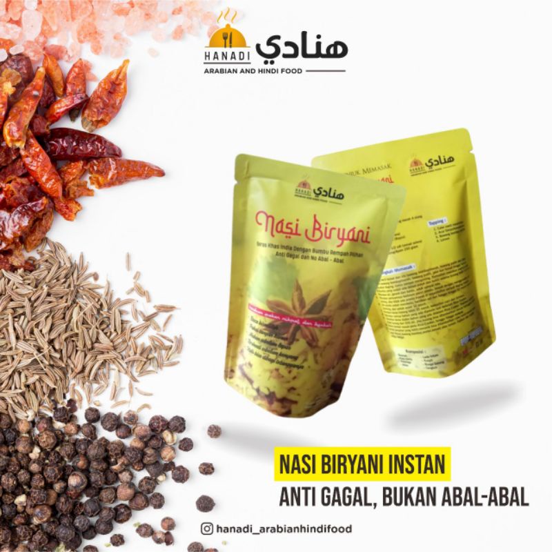

Nasi Biryani Instan - KUALITAS PREMIUM