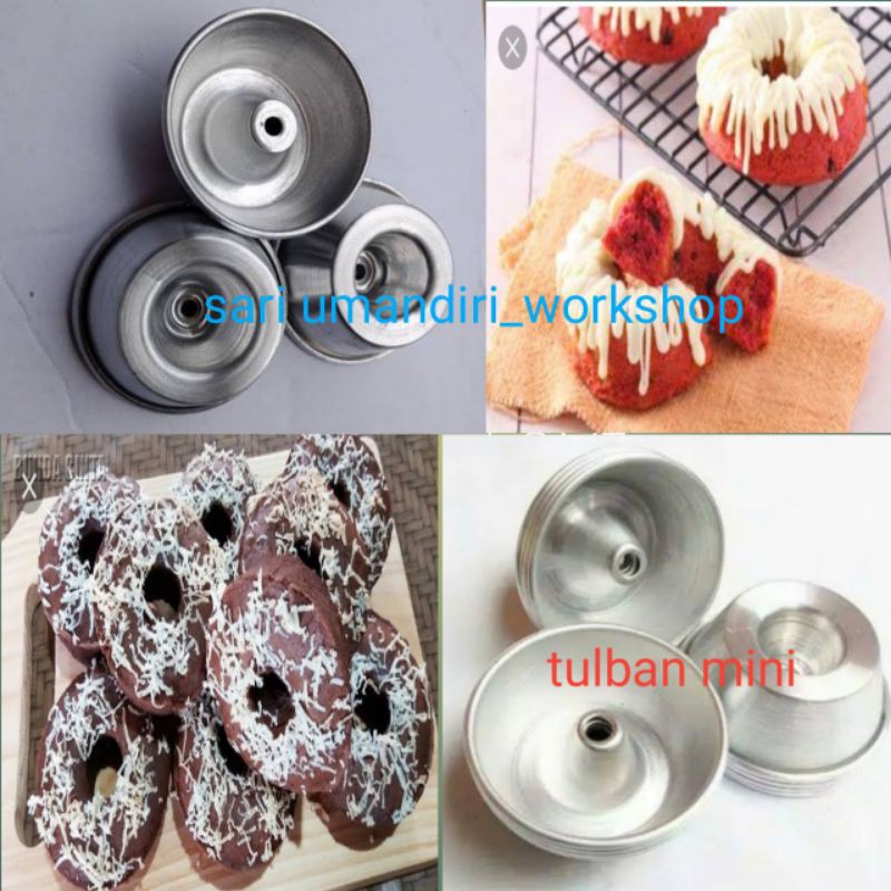Cetakan Loyang  BoluTulban Mini/Loyang Tulban Mini/Cetakan Brownies Donut