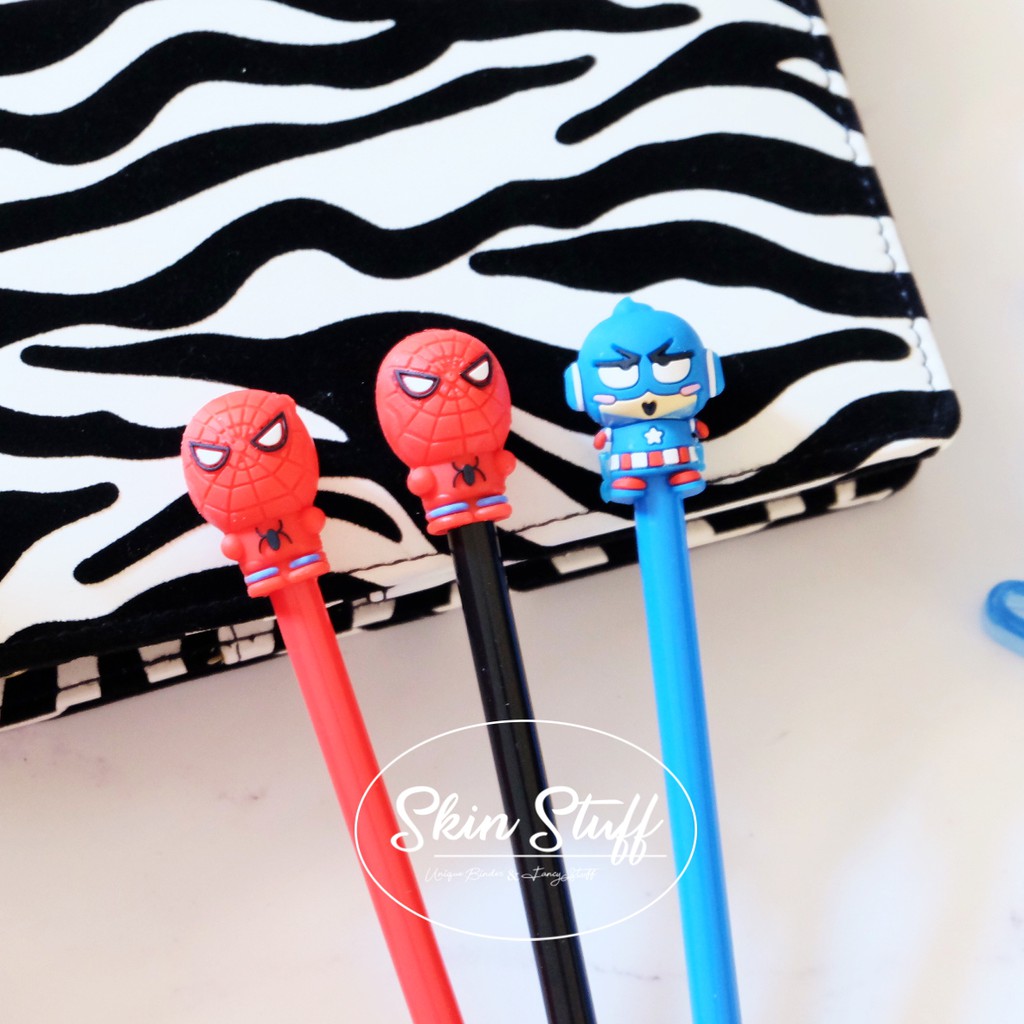 

Marvel Gel Pen (Spiderman & Captain America)