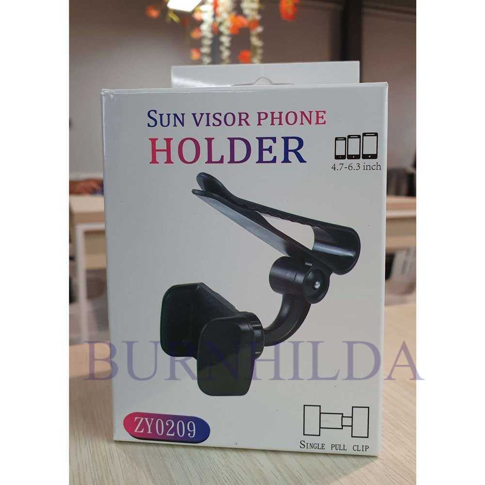 Universal Smartphone Car Holder Sun Visor 360 degree - ZY0209 accesoris mobil burnhilda