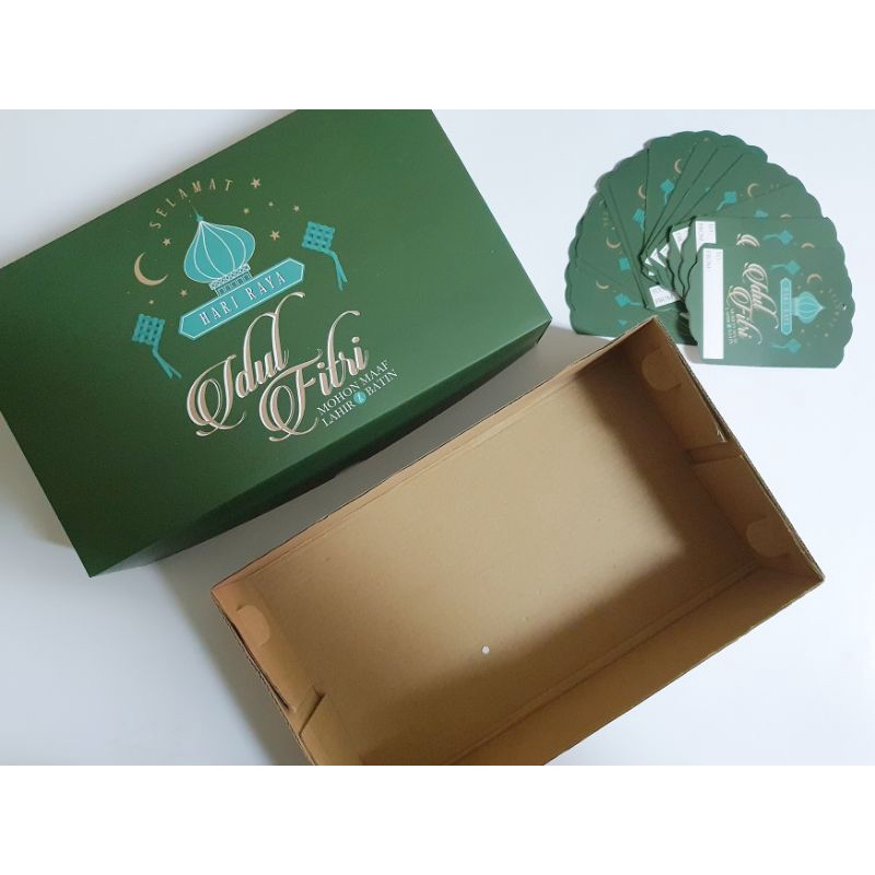 

Dus Toples Idul Fitri uk. 29x15x7 cm " Mosque " & Tag ( 1 pack isi 5 pcs dua & tag )