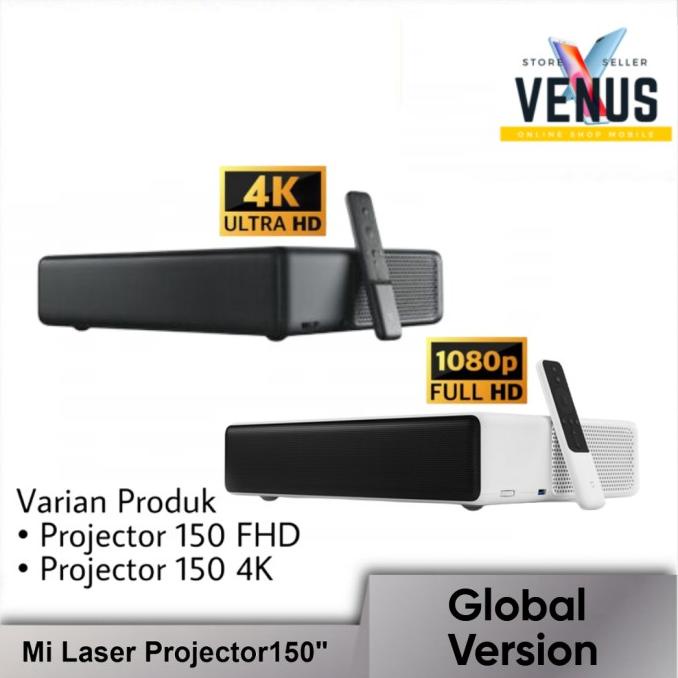 Xiaomi Laser Projector 150 4K UHD Ultra short throw distance Projector Termurah