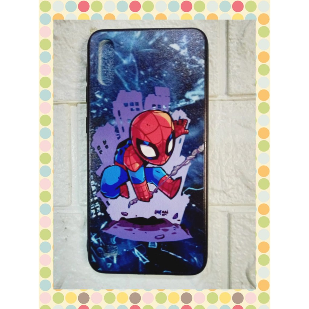 CASE SAMSUNG GALAXY A10 MOTIF LUCU ROBOT SEPIDERMAN IRON MAN