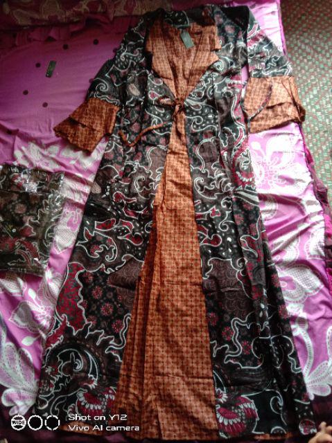 Couple Batik Keluarga Gamis Lonceng Model Jaz Gamis Jazzy Couple Gamis Batik Kerah Jaz Grosir Murah