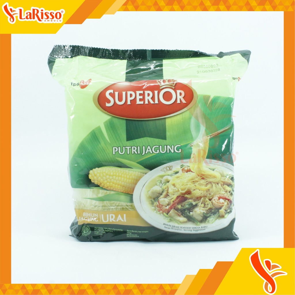 

BIHUN JAGUNG URAI CAP SUPERIOR PUTRI JAGUNG PAK 335GR