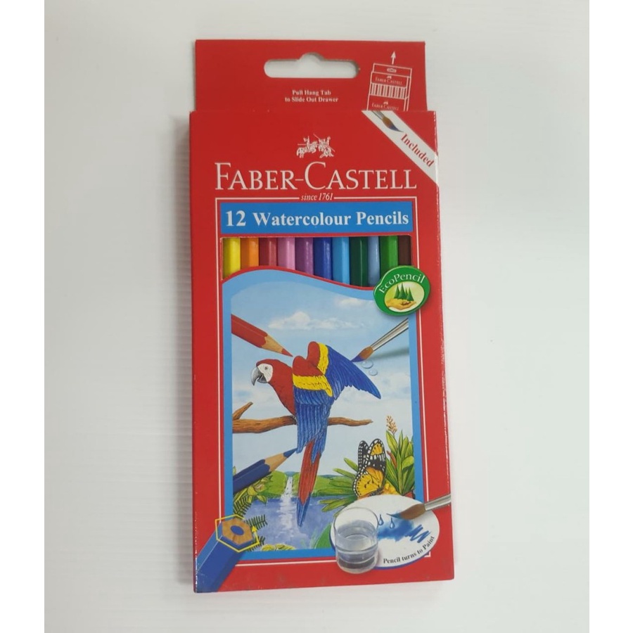 

PENSIL WARNA FABERCASTELL WATERCOLOUR 12W PNJ 114462