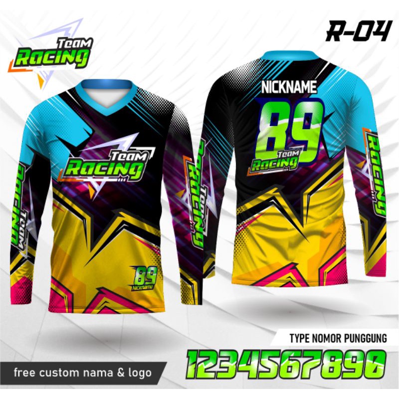 Jersey Racing balap jersey balap kaos balap baju racing