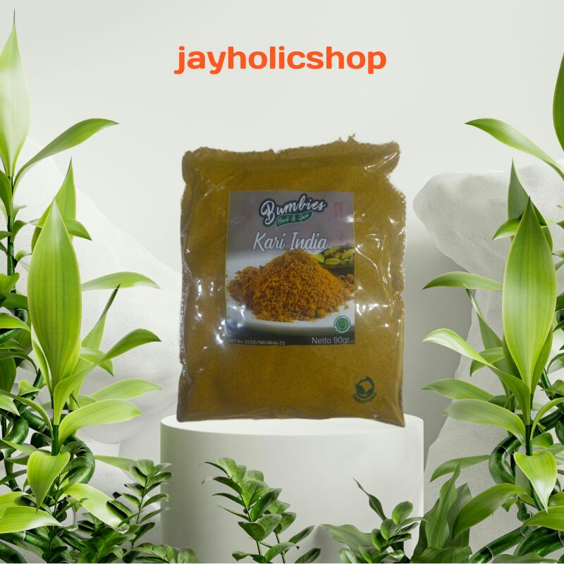 

Bumbu Kari India | Kari India Bubuk 80gram produk Bumbies | Indian Curry Powder | Penyedap Rempah Rempah-rempah