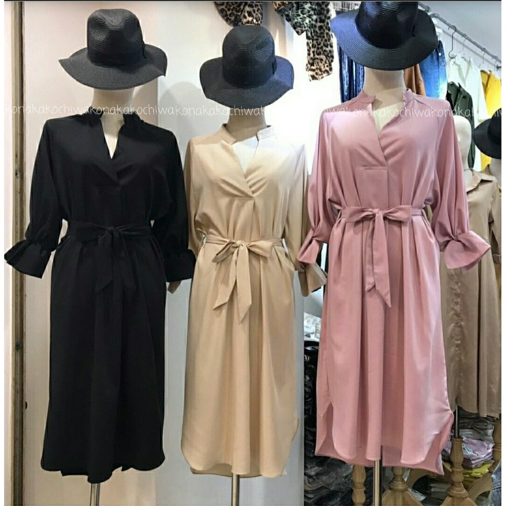 FWG - LONG LOLITA / TUNIK TERBARU / TUNIK POLOS WANITA TERMURAH / TUNIK PANJANG