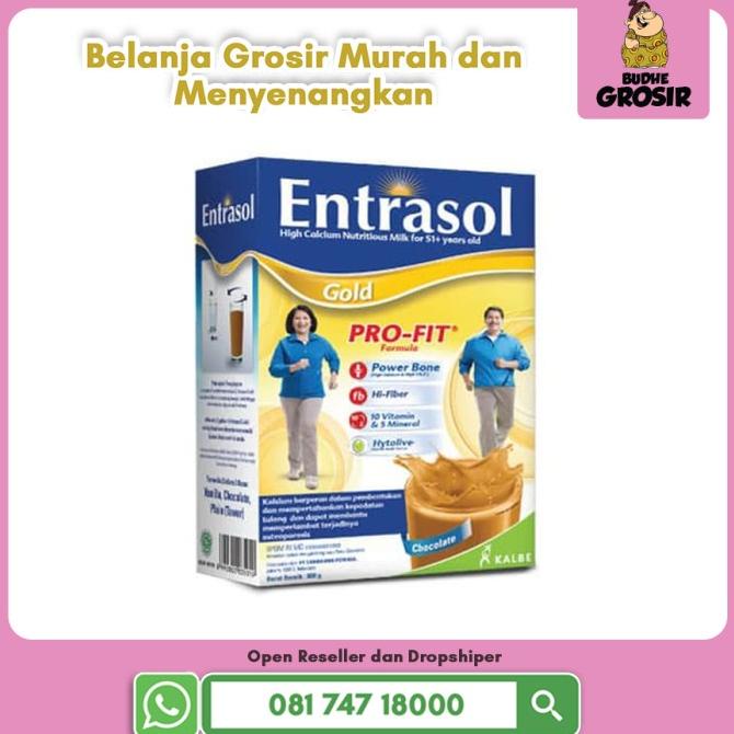 

[COD] Susu Entrasol Gold Chocolate 600gr [COD]