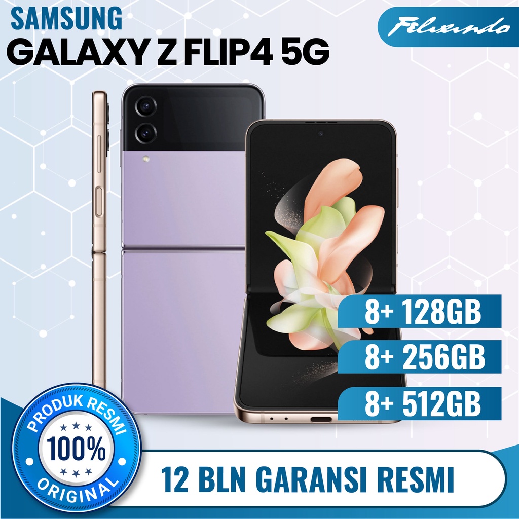 Samsung Galaxy Z Flip 4 5G 8/128 8/256 8/512 RAM 4 8 ROM 128 256 512 GB 4GB 8GB 128GB 256GB 512GB HP