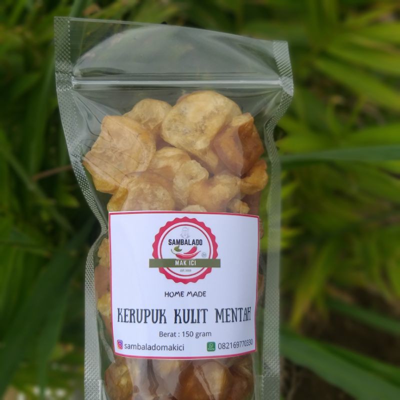 

KERUPUK KULIT / KARUPUAK JANGEK MENTAH ASLI BUKITTINGGI 150 gram!!