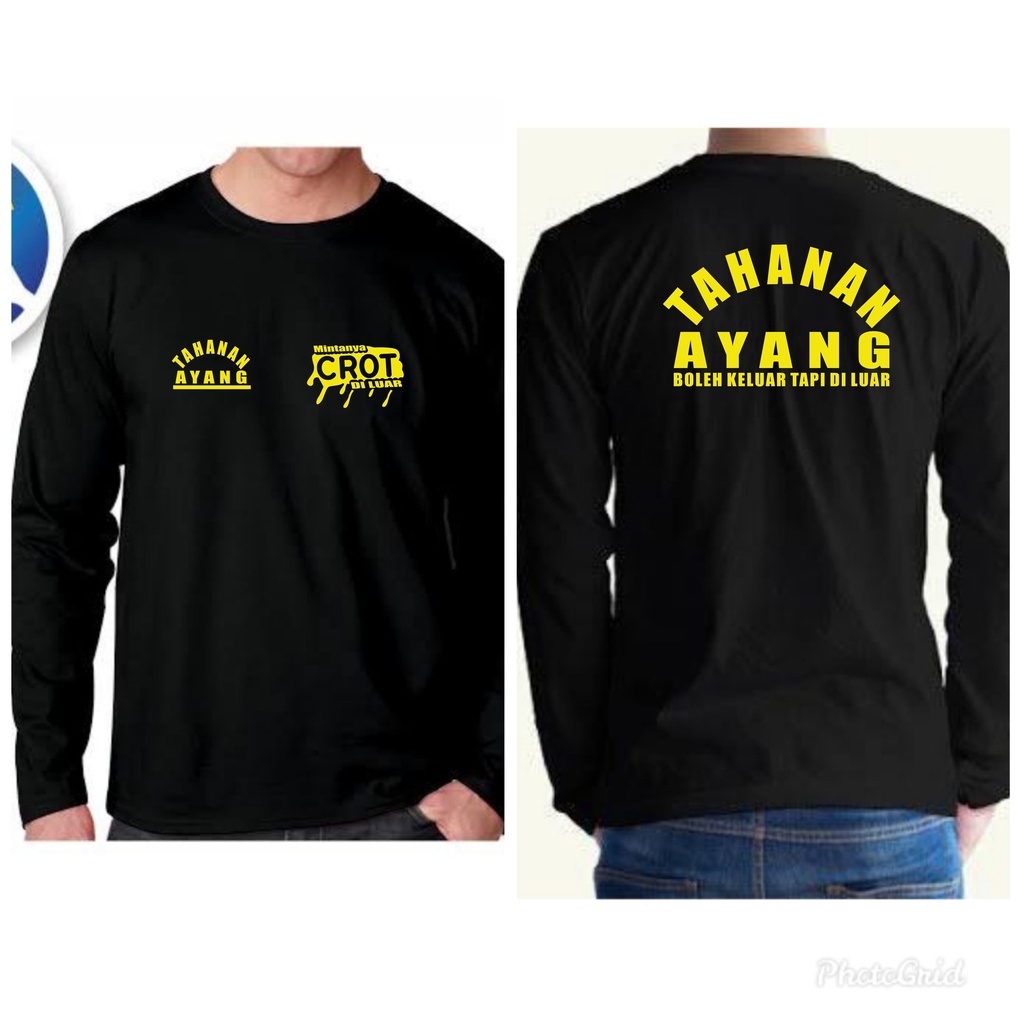 VAN KAOS - KAOS TAHANAN AYANG BOLEH KELUAR TAPI DILUAR / 377 / KAOS TRENDING / KAOS HITS / KAOS KEKI