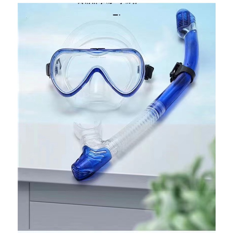 SPEEDS Kacamata renang Snorkeling PVC latihan Selam Snorkel Diving G40
