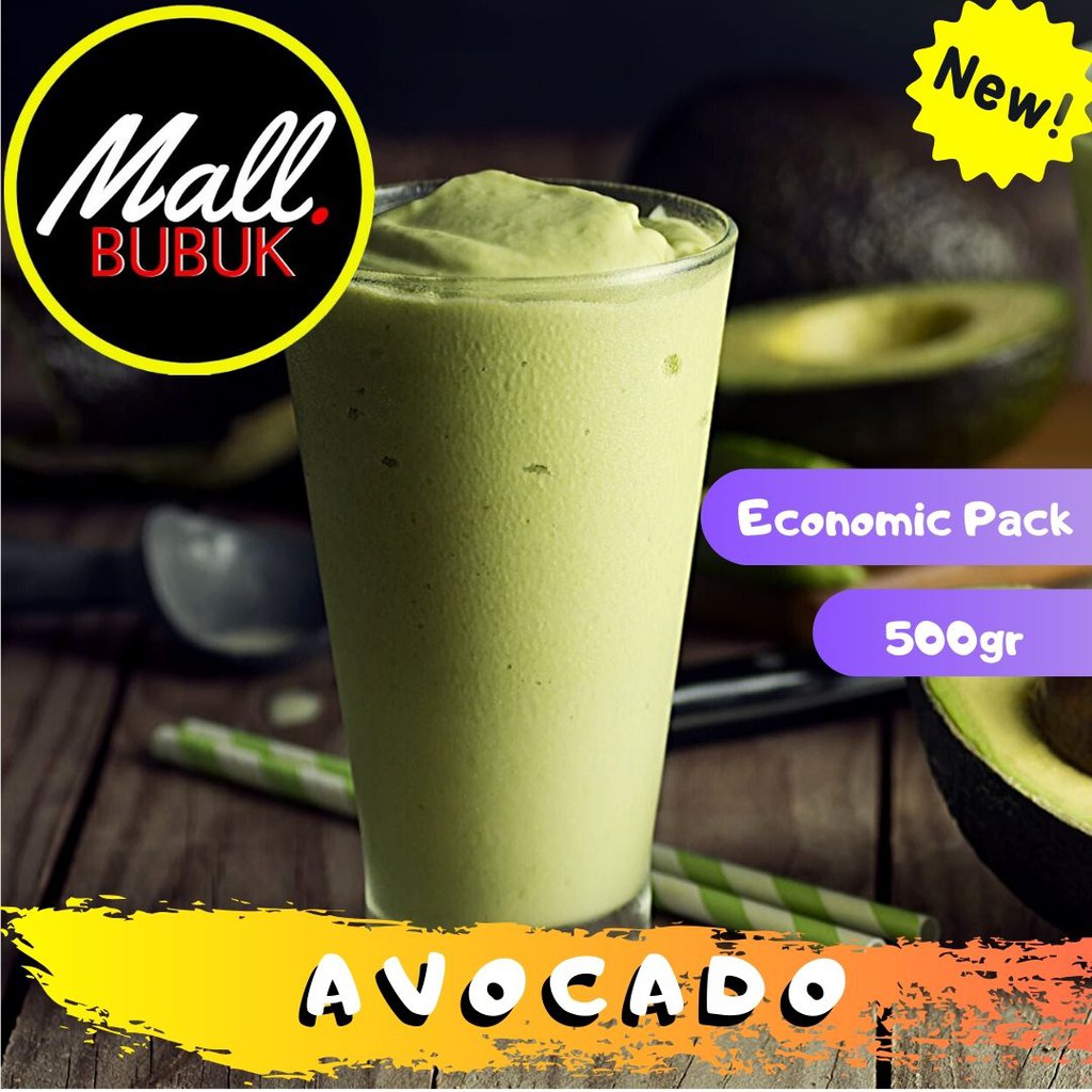 

500 GRAM - Bubuk AVOCADO 500gr - Bubuk Minuman AVOCADO 500gr - AVOCADO Powder 500gr