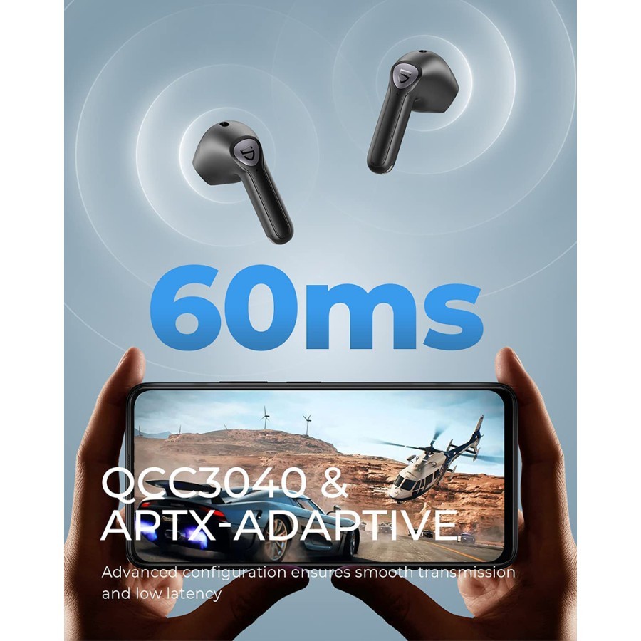 TWS SOUNDPEATS Air3 APTX Adaptive - SOUNDPEATS Air 3 Wireless Earbuds - BLACK