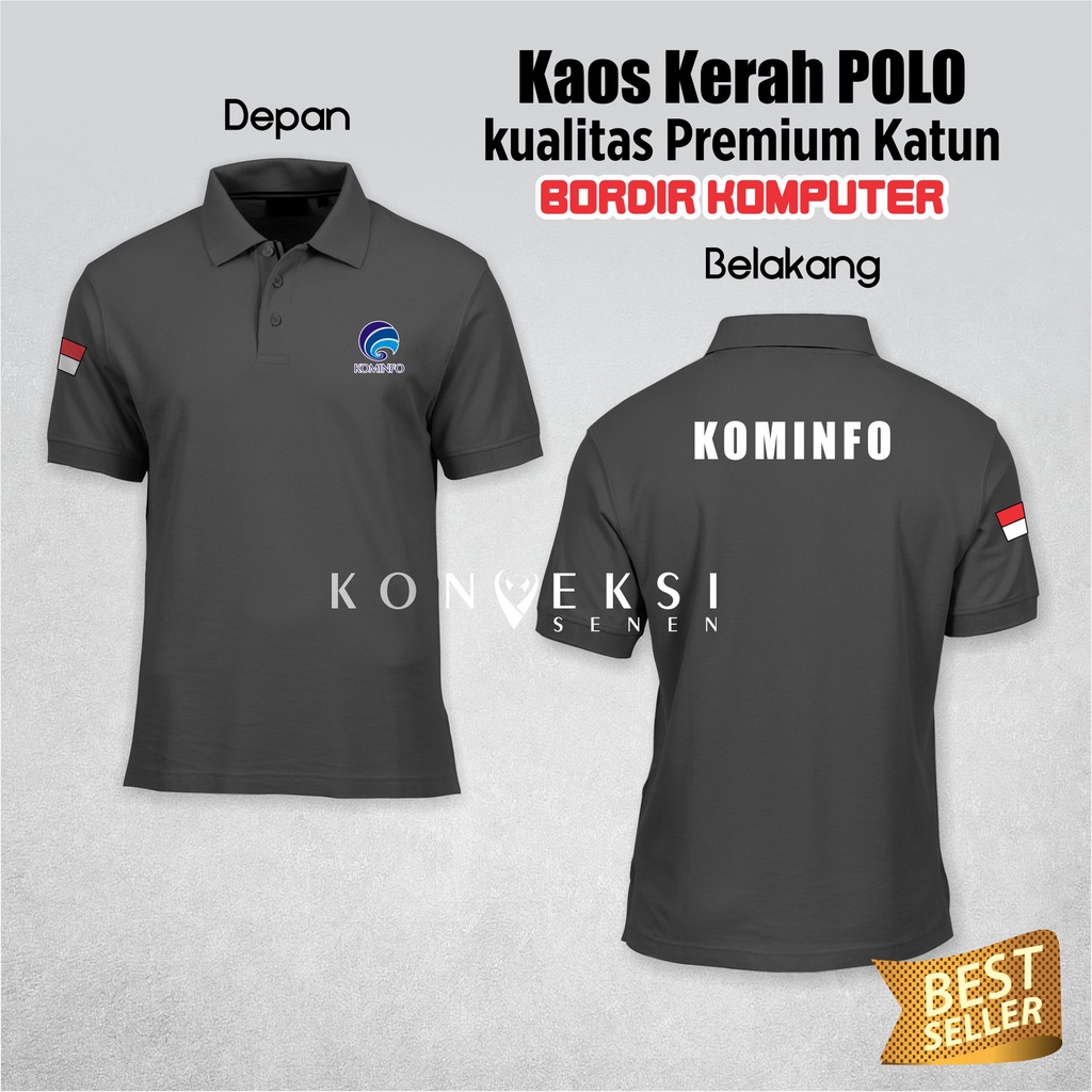 kaos kominfo | kaos polo katun