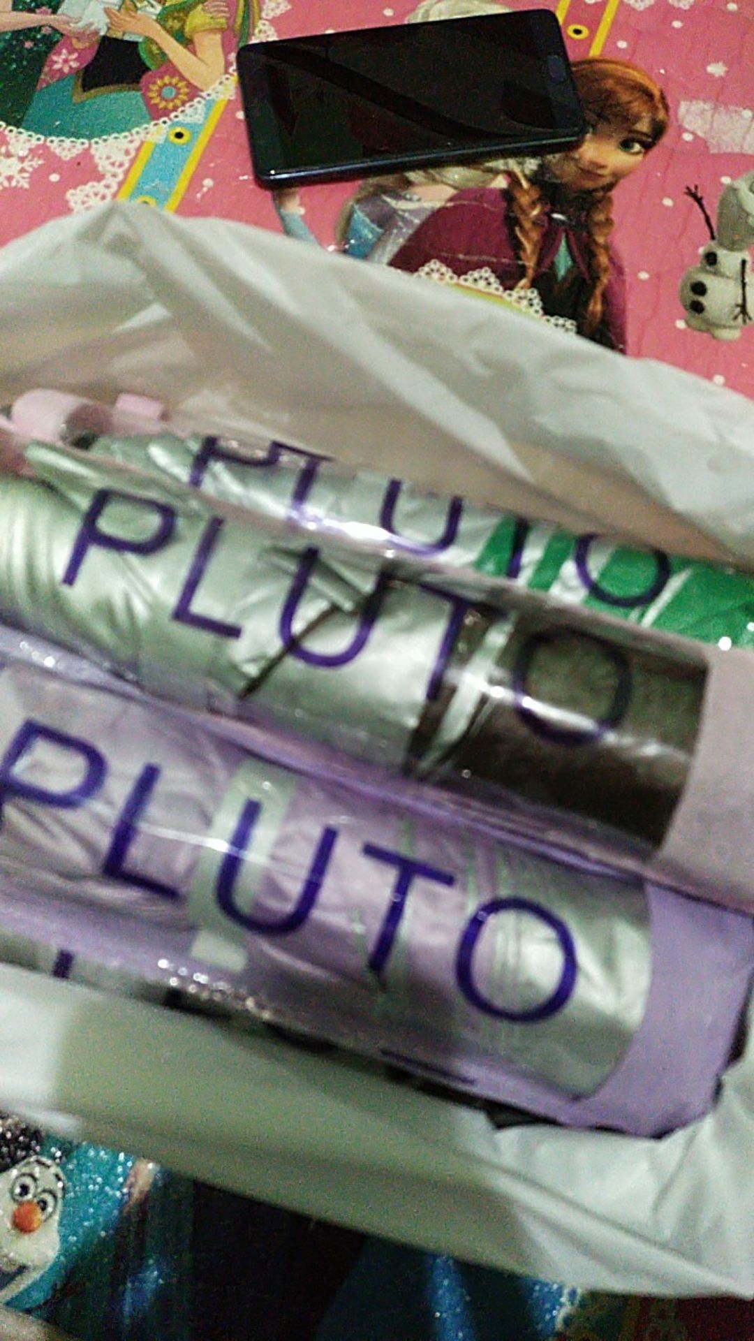 Payung Lipet 3 Polos Pluto(maaf Pembelian Lusinan Random)