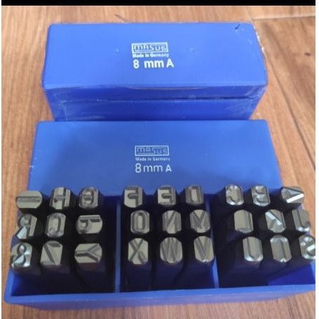 

MASUS Germany Huruf Ketok 8 Mm Stamp Punch Letter A - Z