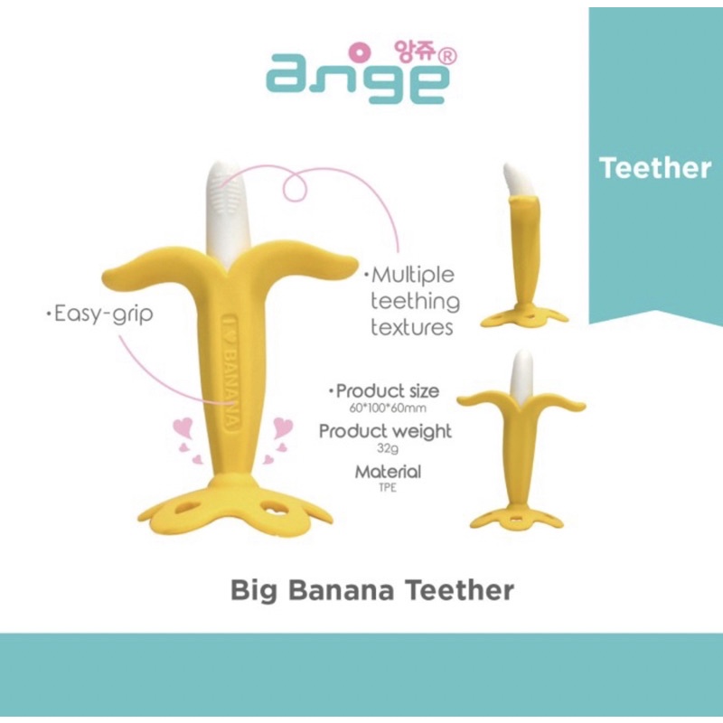 ANGE Big Banana Teether - Gigitan Bayi