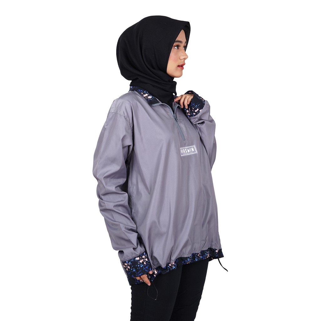 Jaket Parasut Wanita / Olahraga dan Jogging / Waterproof / COD / Aquol