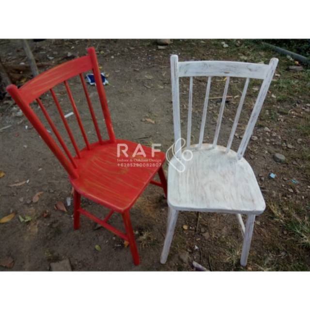Kursi Makan Cafe Rustik Antik