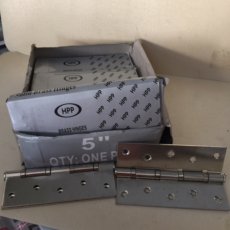 ENGSEL TEBAL STAINLESS HPP 5" / ENGSEL PINTU JENDELA LEMARI