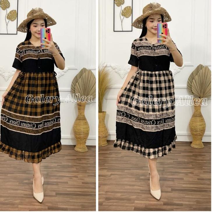 Tren Kekinian.. DASTER DIOR VIRAL DRESS DIOR ARKEN KEKINIAN/DASTER BRANDED RAYON ARMOR VIRAL PREMIUM