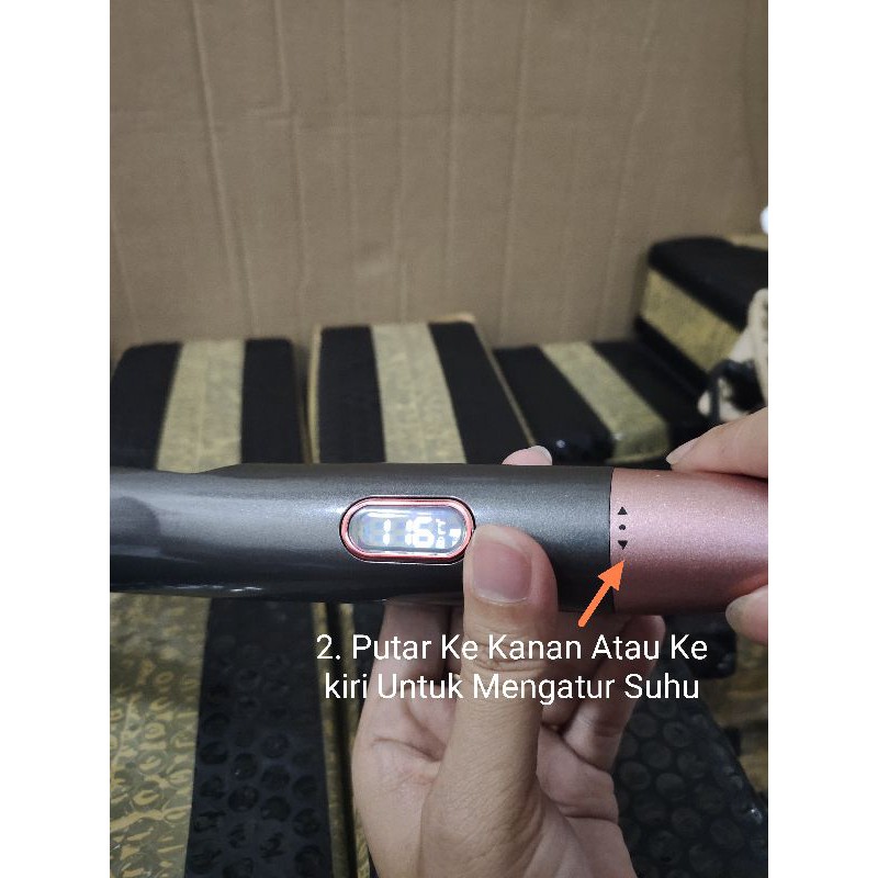 Catok Pelurus Dan Pengriting Rambut/Catokan 2 in 1 straight and Curl 40 Watt