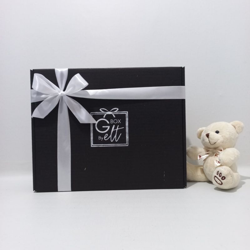 Gift Box Hampers Cowok Premium Black Series Hadiah Wisuda Kado Ulang Tahun