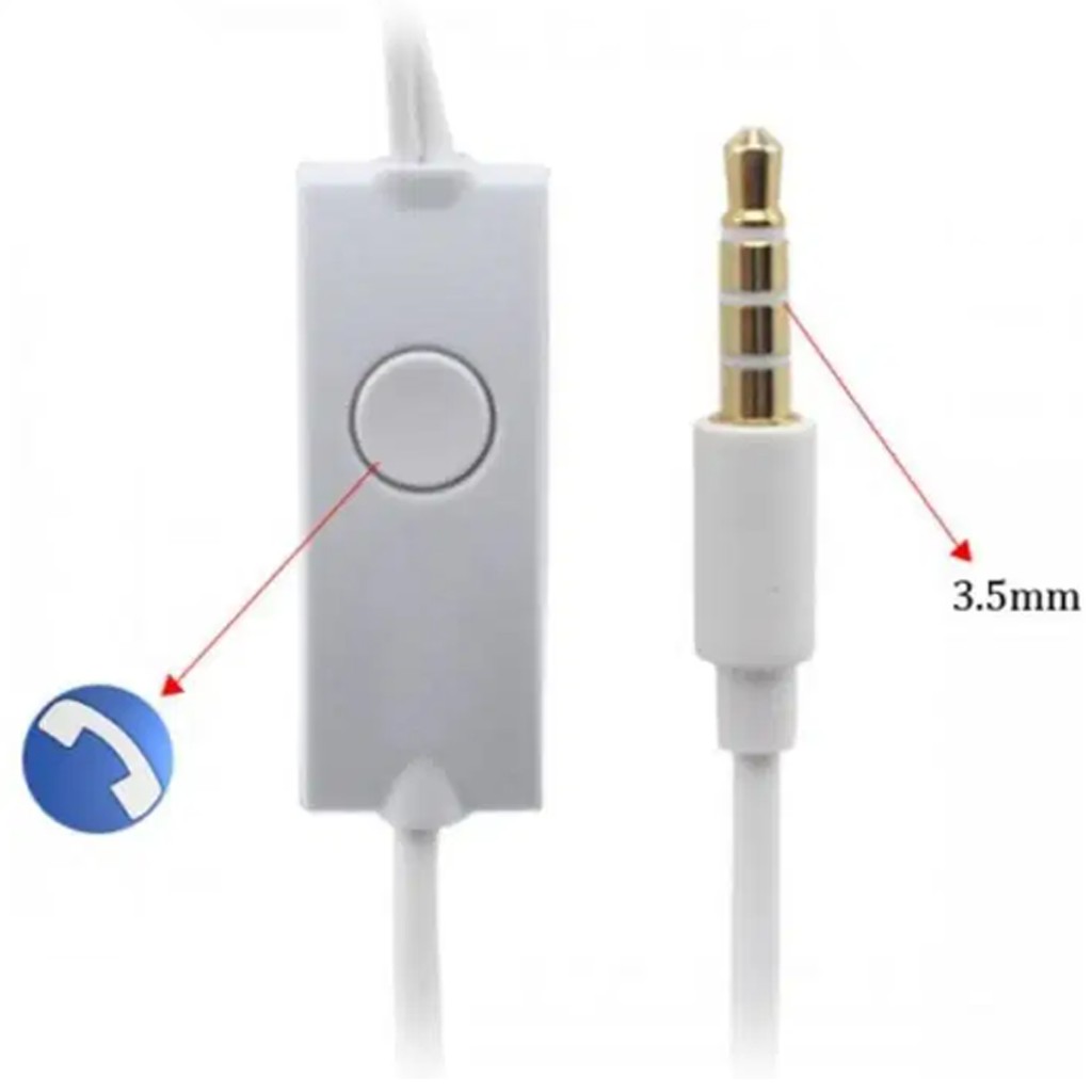 HANDSFREE / HEADSET / EARPHONE SAMSUNG J1 ACE ORI C550 PUTIH