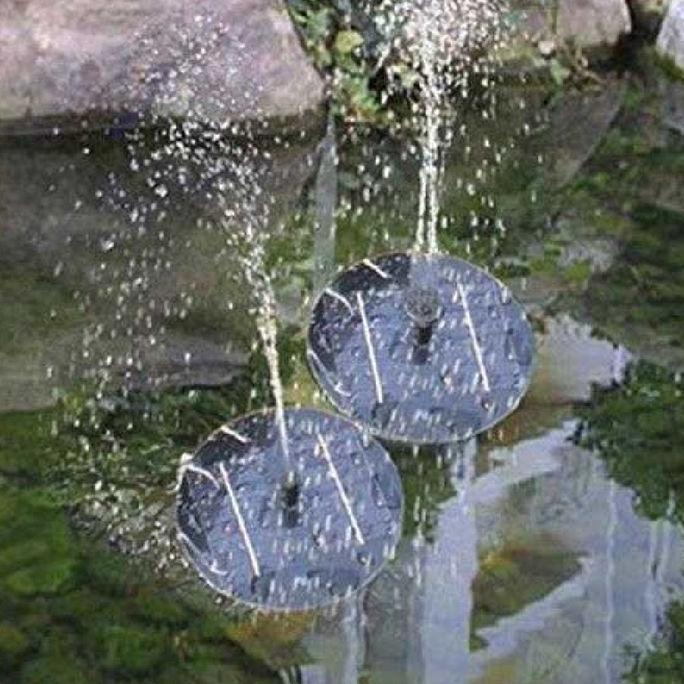 Pompa Air Mancur Kolam Ikan Tenaga Surya Matahari Solar cell/Panel
