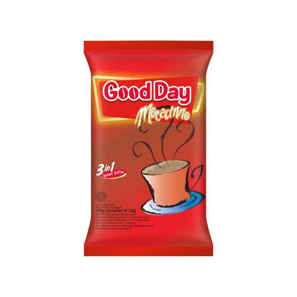 

Good Day Kopi Instant 3 In 1 Mocacinno 10X20g