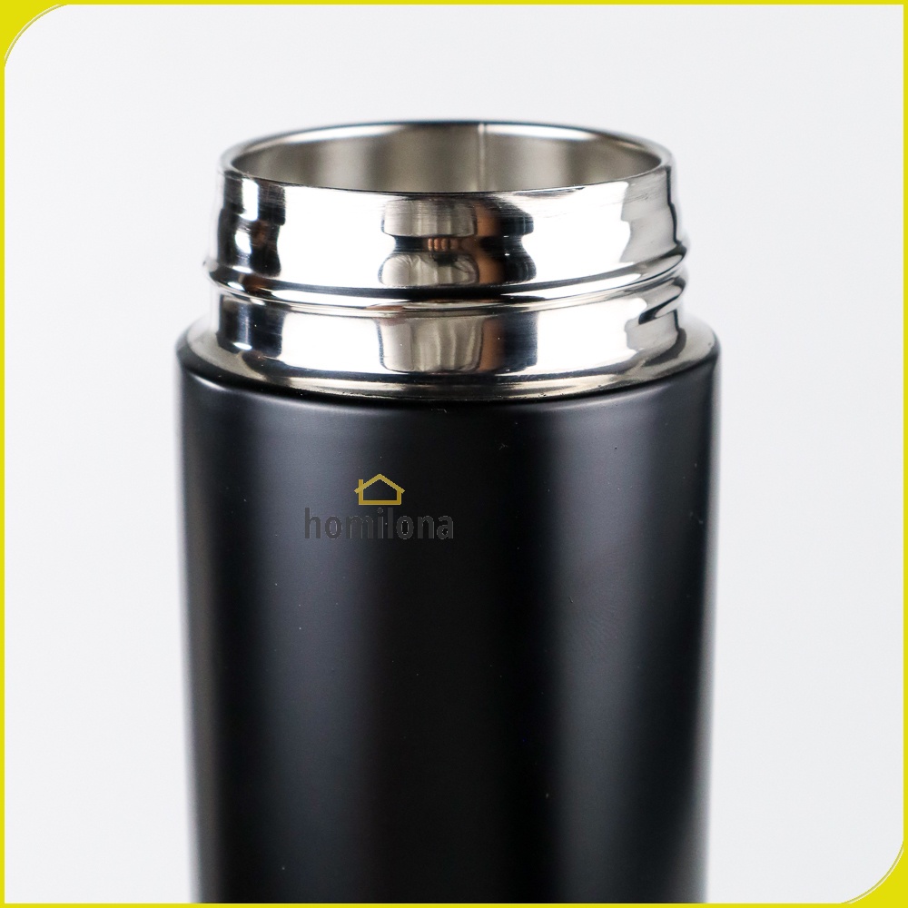 Botol Minum Thermos Suhu LCD Thermal Smart Mug Stainless Steel 500ml - One Two Cups OTC001 - Black