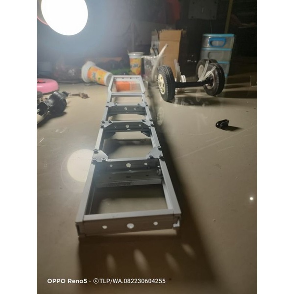 1pcs chasis miniatur truk/bus skala 10 panjang 60cm