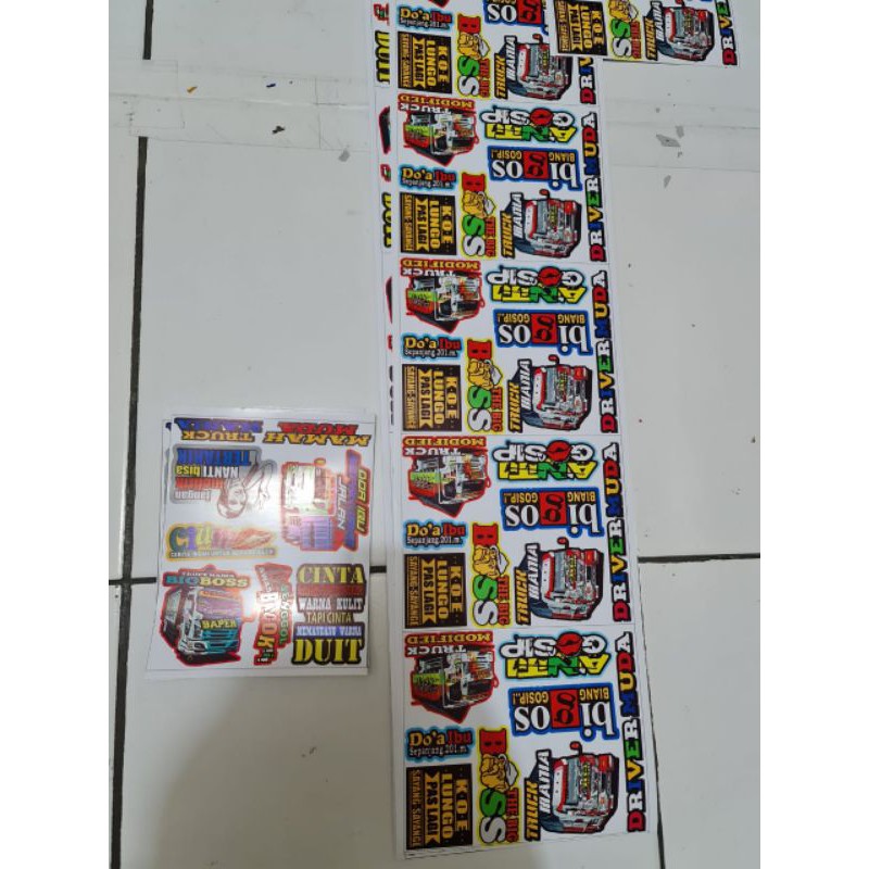 

STIKER ALL.STIKER/TRUK OLENK/minimum100pc