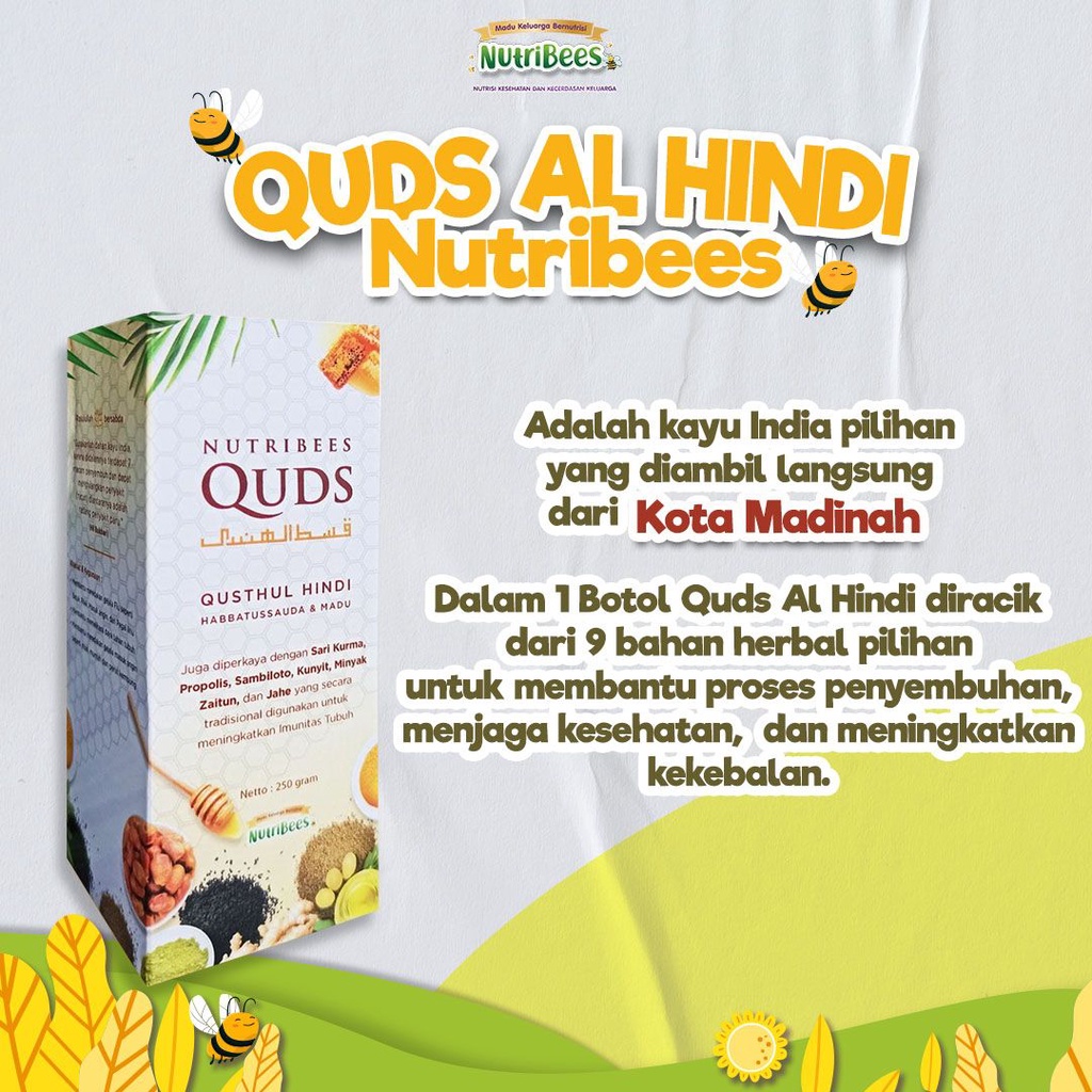 Nutribees Madu Quds Stamina Qusthul Hindi