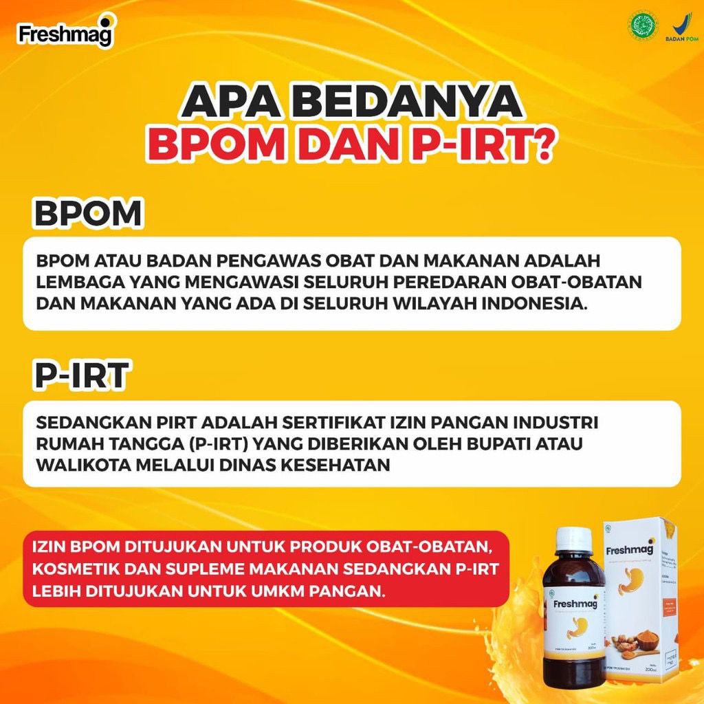 Freshmag Original Madu Solusi Atasi Maag Gerd Asam dan infeksi Radang lambung KRONIS 200ml - BPOM-6