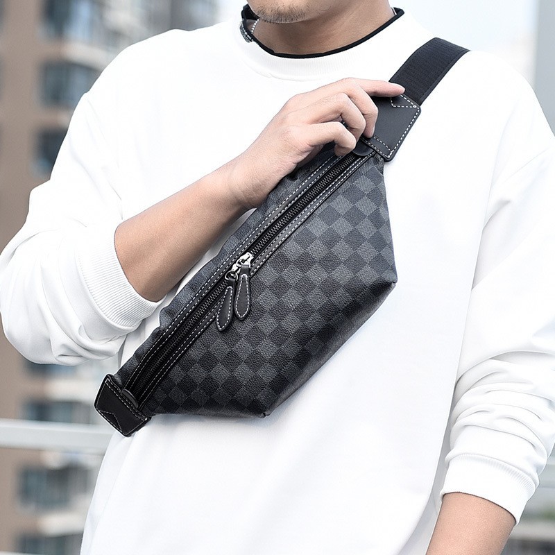 Tas Selempang Kulit Pria Slingbag Waistbag Tas Pria WB900