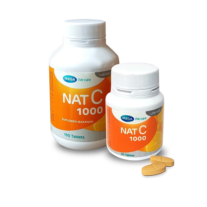 Nat C 1000 Isi 30 Vitamin C Dosis Tinggi Produk Terbaik Thailand Indonesia