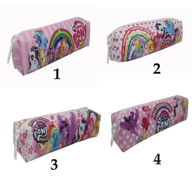 

Kotak Pensil Seleting Bahan Kain Motif Little Pony / Kotak pensi