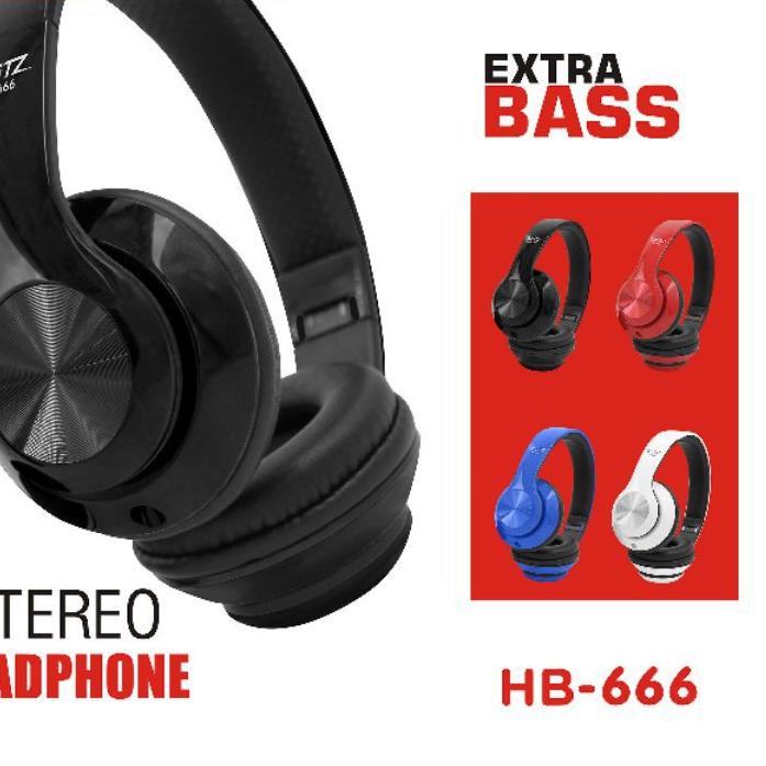 zdw⭐253 headset handfree bando Blitz HB-666 murah dan dijamin original 100% [JM16],