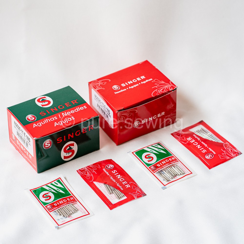 Jarum SINGER / Needles (10 pcs Jarum) untuk Mesin Jahit Tradisional dan Mesin Jahit Zigzag