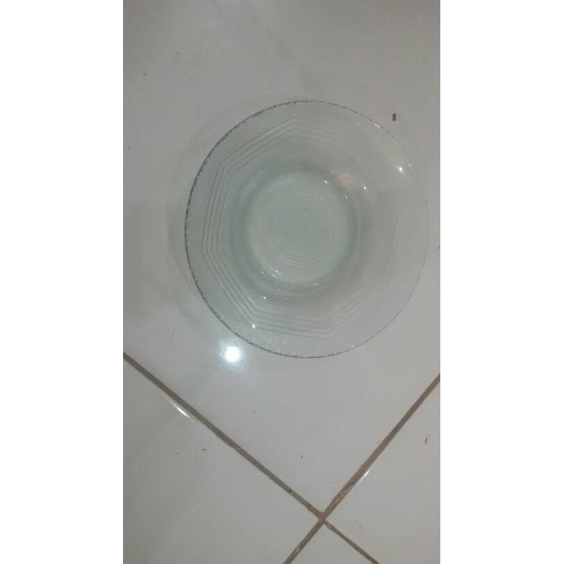 Piring Bening Beling Kecil Tatakan Kopi 6" Murah Isi 12 Pcs - PG