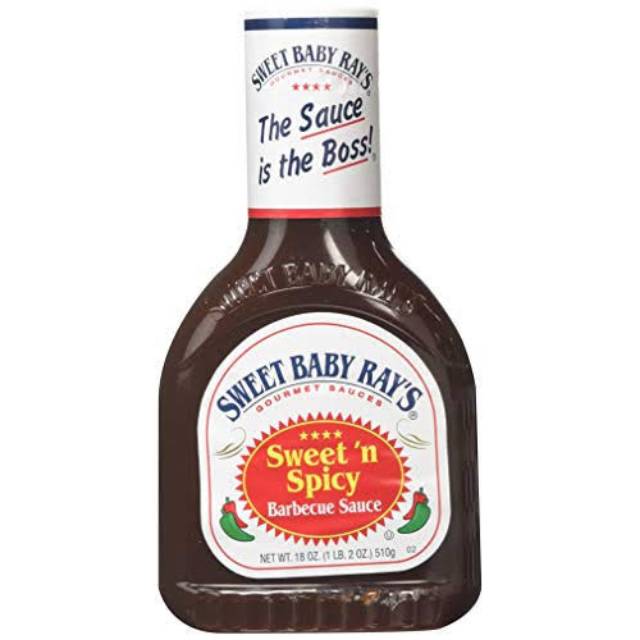 

Sweet baby ray's sweet & spicy bbq sauce 510gr